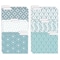 Better Office Products Decorative File Folders, 6 Designs, 9.5 x 11.5in. 1/3 Cut Tab, Soft Hue Floral Designs, 12PK 80017 - alternate 1